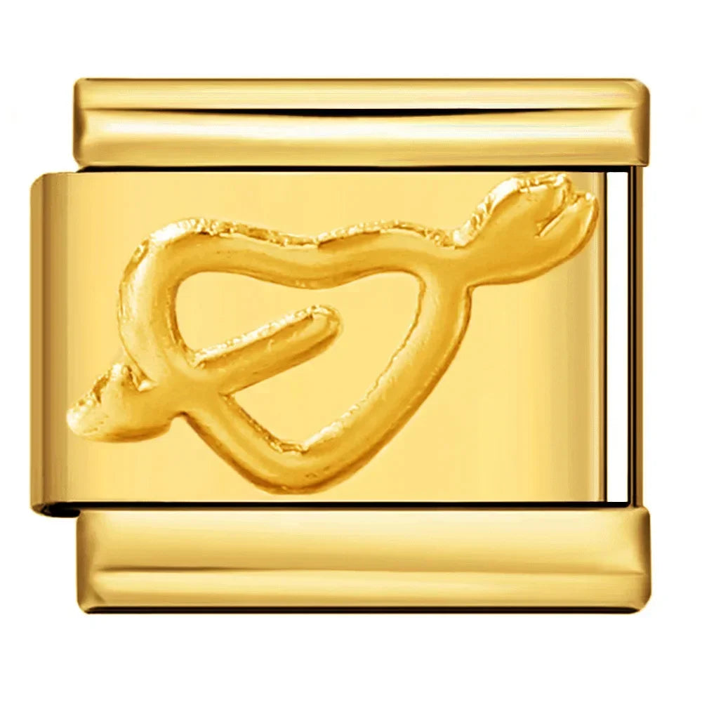 Golden Arrow with Heart