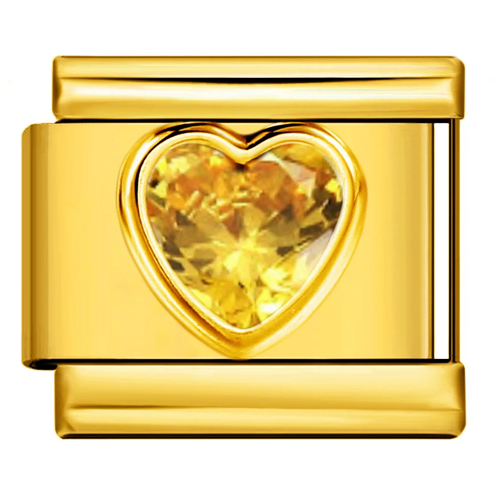 Heart Citrine
