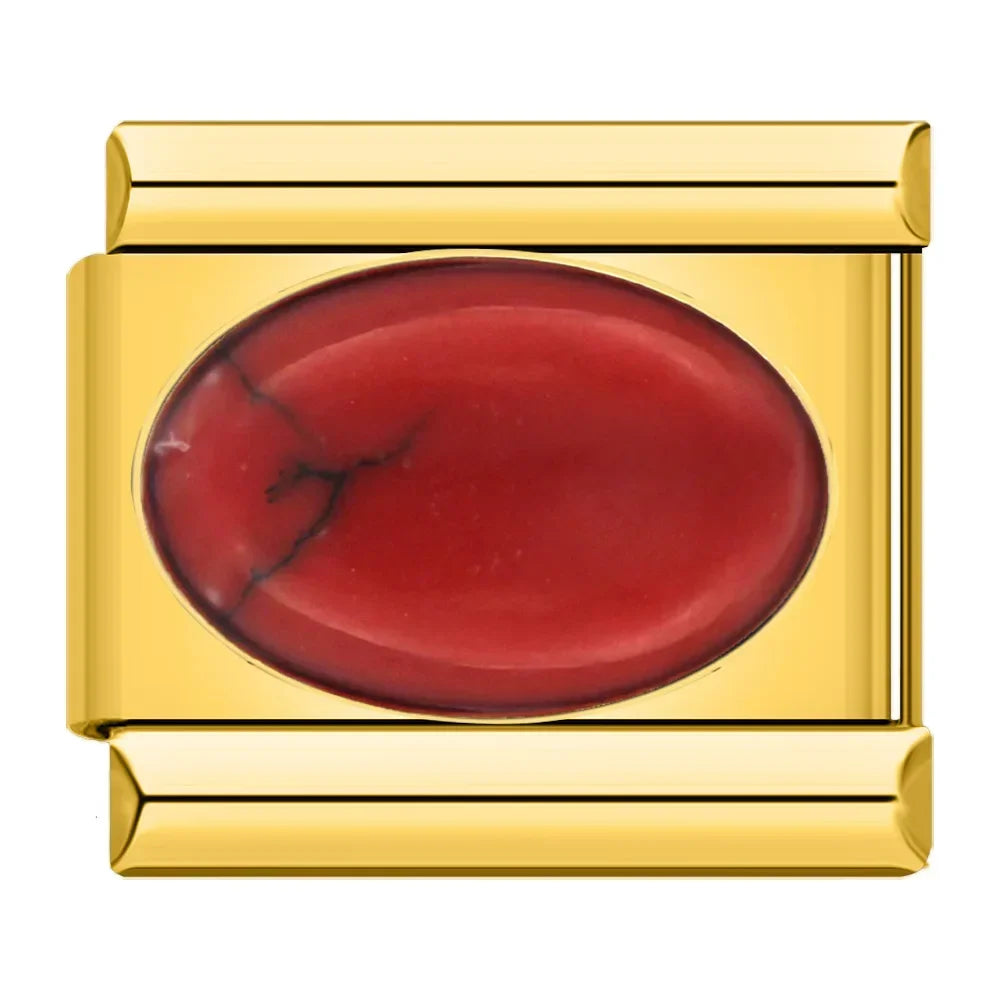 Red Jasper Oval