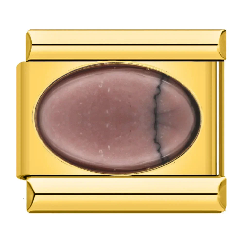 Mauve Jasper Oval