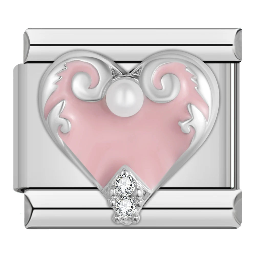 Pink Ornate Heart